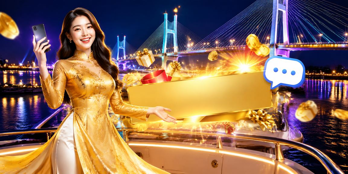 Người chơi trải nghiệm casino di động tại Cần Thơ với trang phục áo dài truyền thống